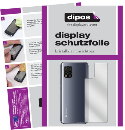 5x Schutzfolie klar für Xiaomi Mi 10 Lite 5G Rücks (1)