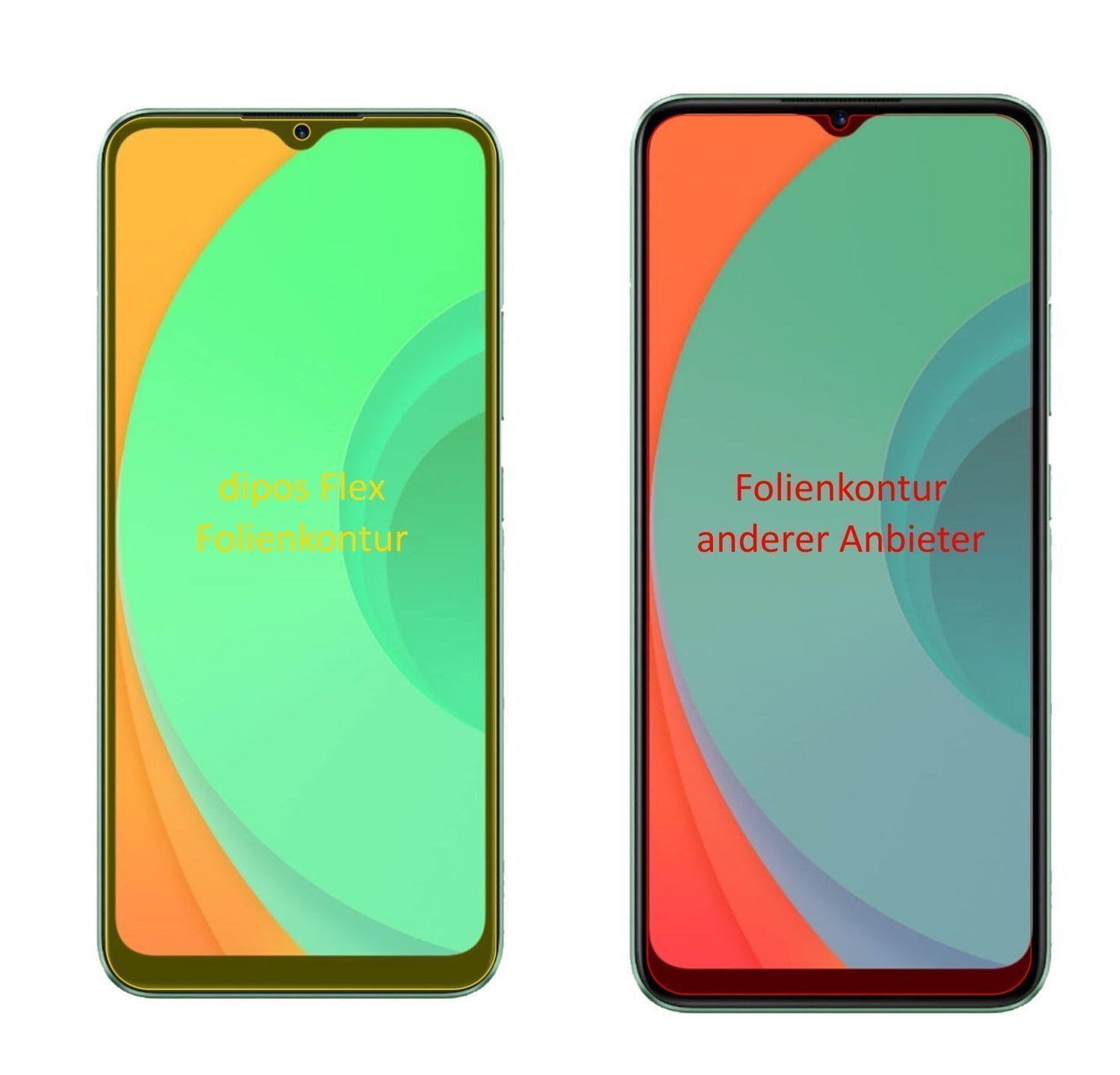3x 3D Full Cover Schutzfolie für Oppo Realme C11 (2)