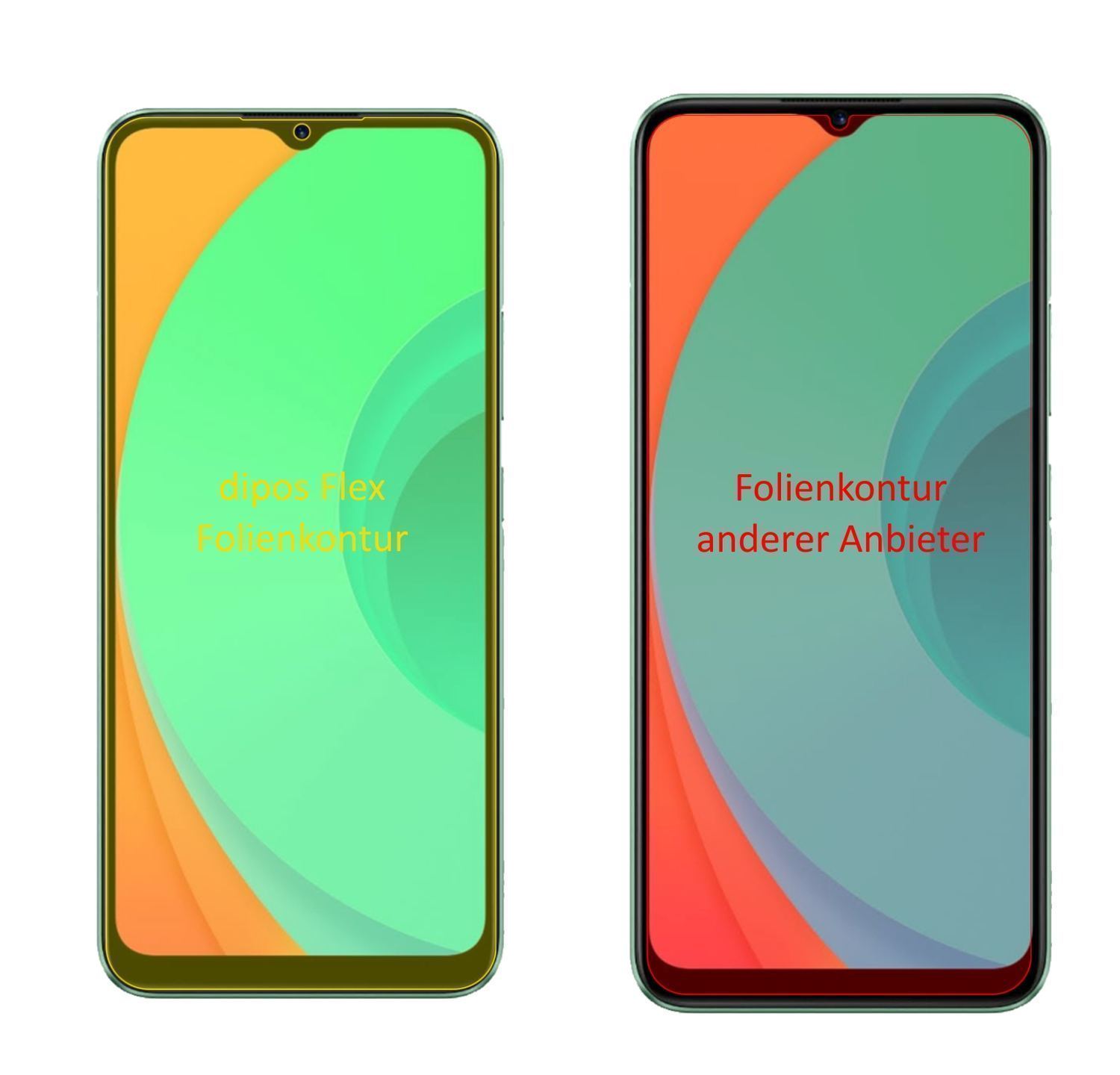 3x 3D Full Cover Schutzfolie für Oppo Realme C11 (2)