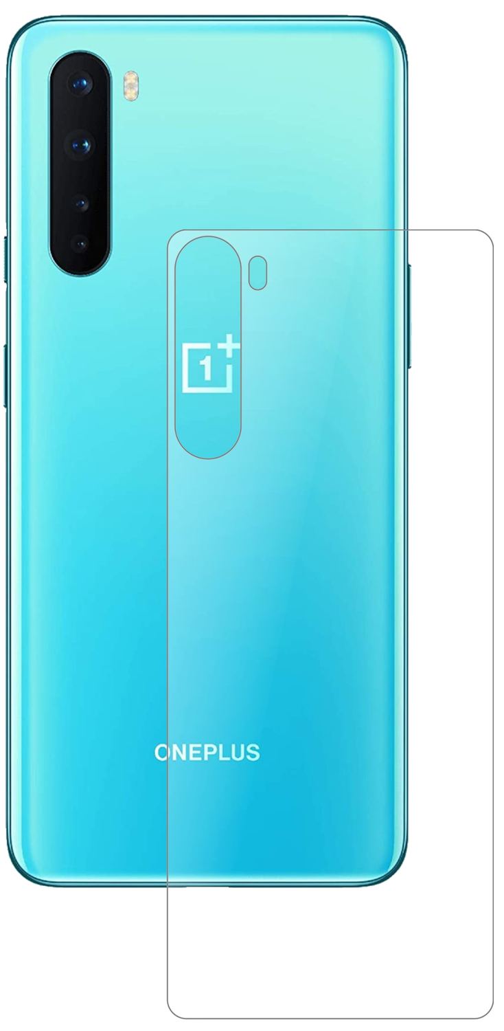 1x 9H Schutzfolie matt für OnePlus Nord Rückseite  (2)