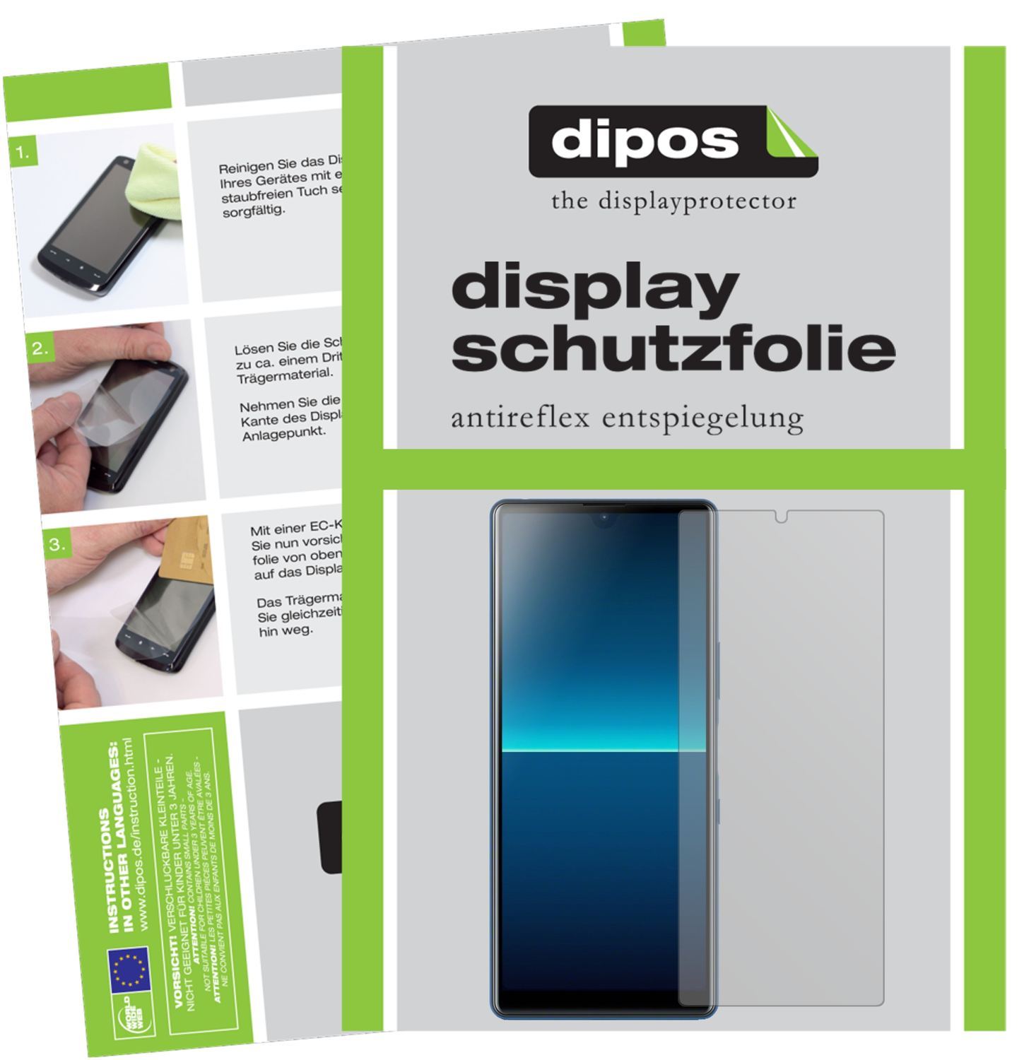 2x Schutzfolie matt für Sony Xperia L4 Display-Sch (1)