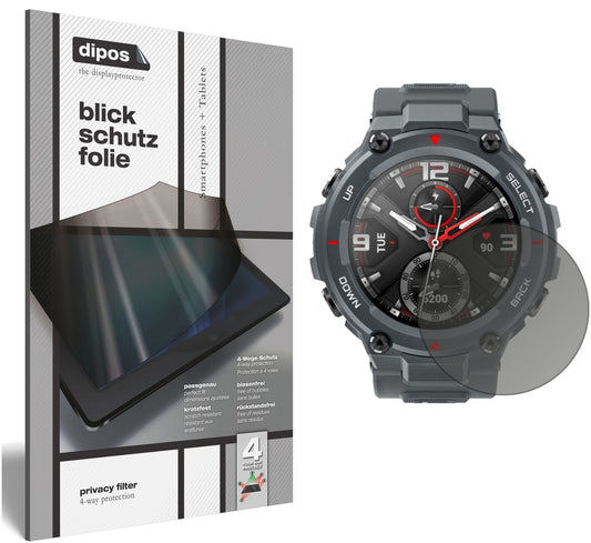 Blickschutzfolie für Amazfit T-Rex Smartwatch matt (1)