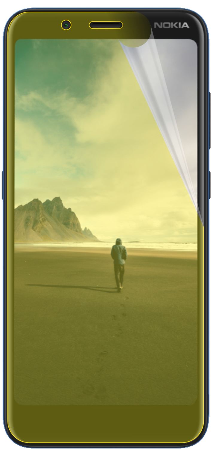3x 3D Full Cover Schutzfolie für Nokia C2 Tava (3)