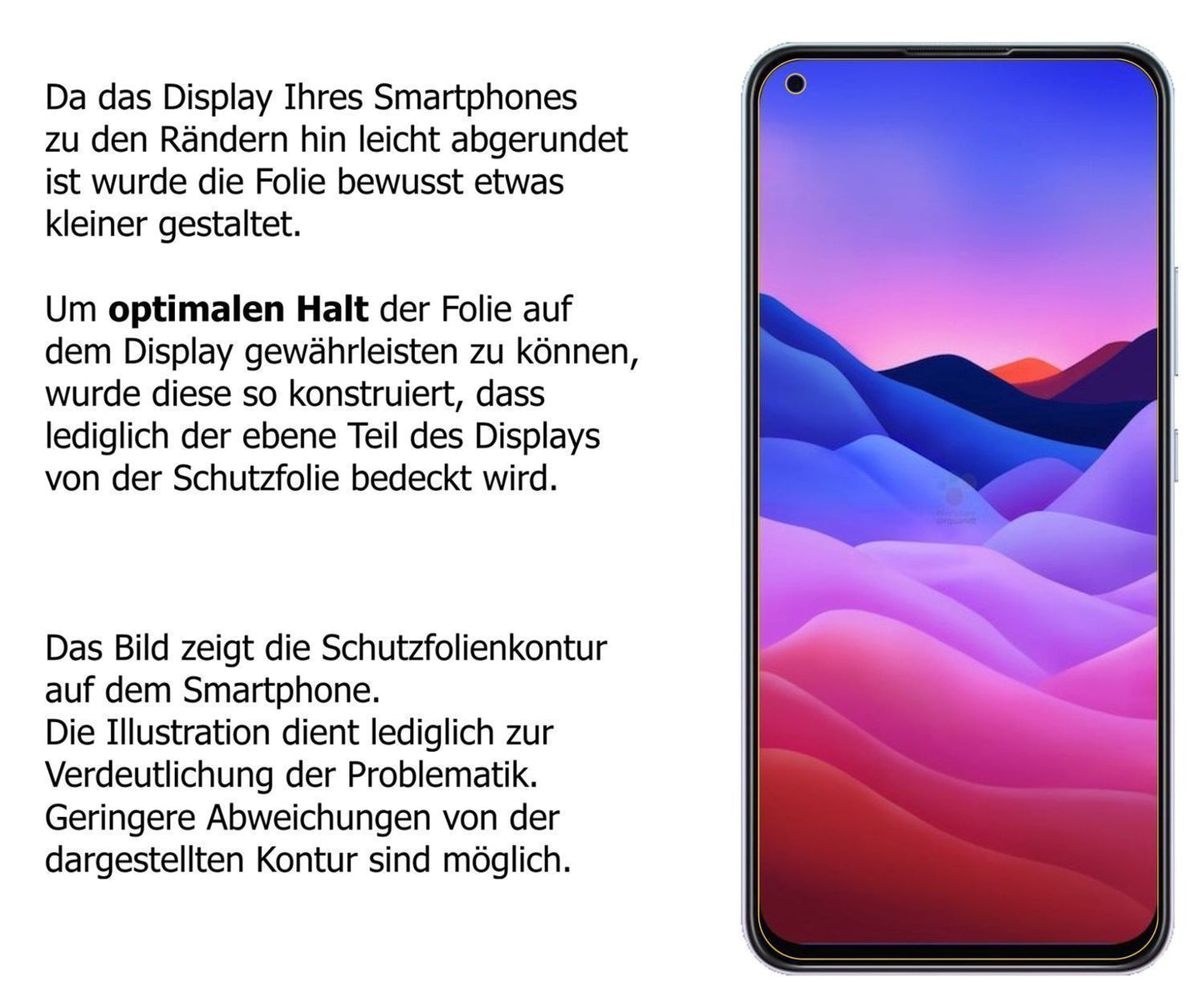 Blickschutzfolie für ZTE Axon 11 SE matt Schutzfol (5)
