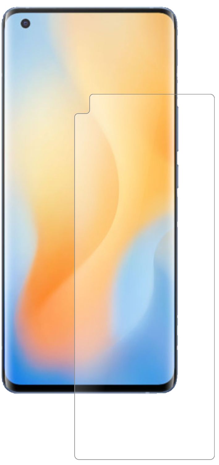 1x 9H Schutzfolie matt für Vivo X50 Pro Panzerfoli (2)