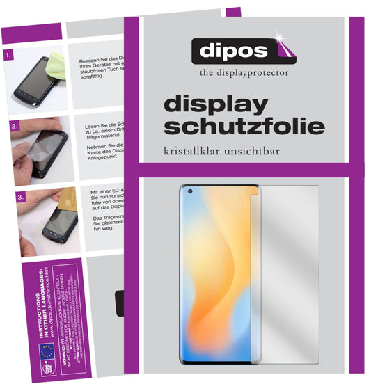 1x Schutzfolie klar für Vivo X50 Pro Display-Schut (1)