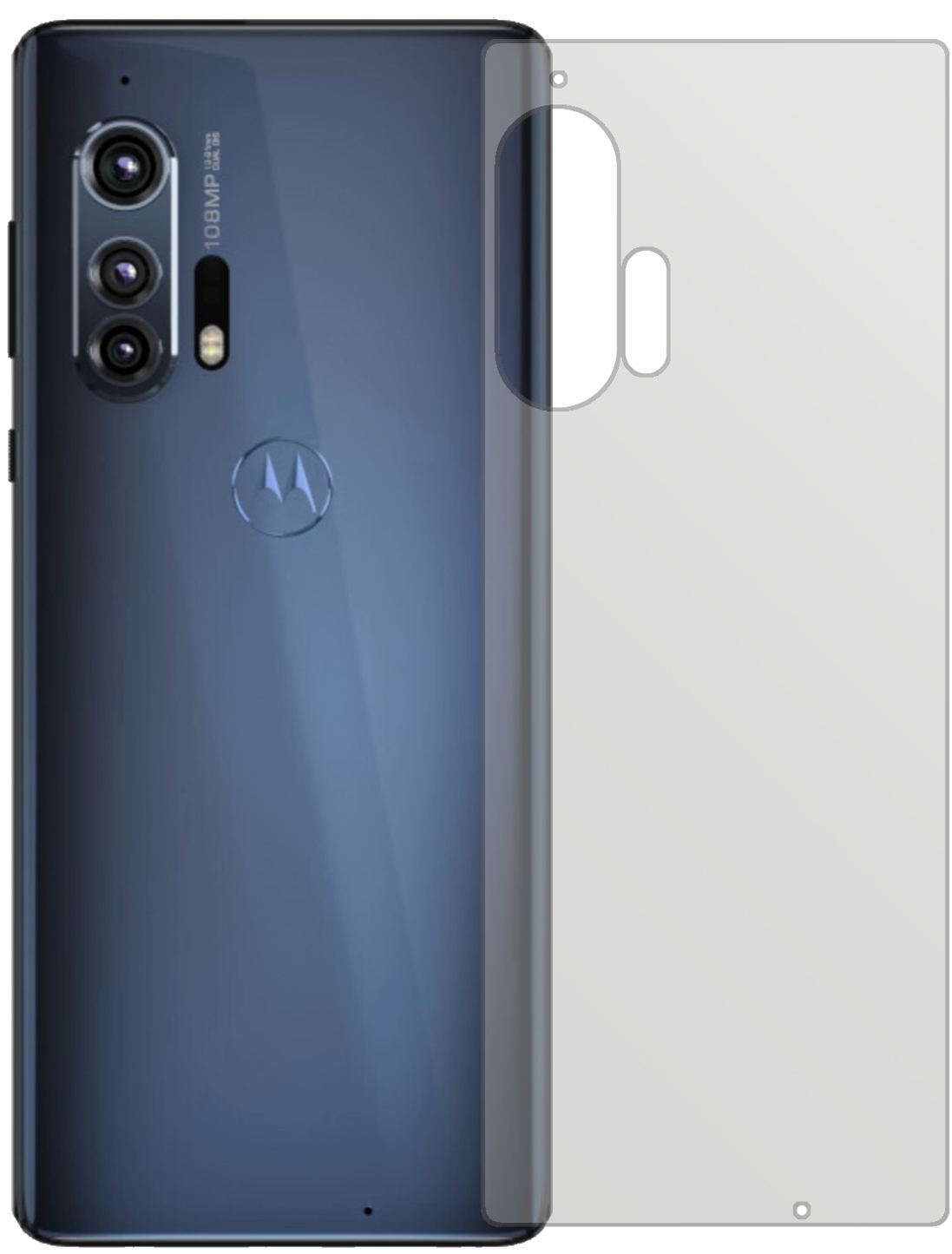 6x Schutzfolie matt für Motorola Edge Rückseite Di (2)