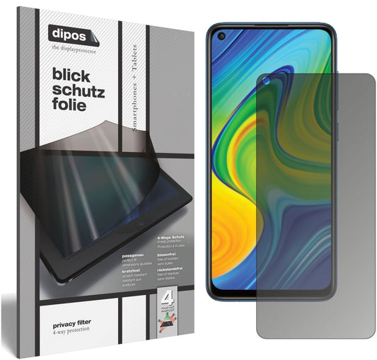 Blickschutzfolie für Xiaomi Redmi 10X 4G matt Schu (1)
