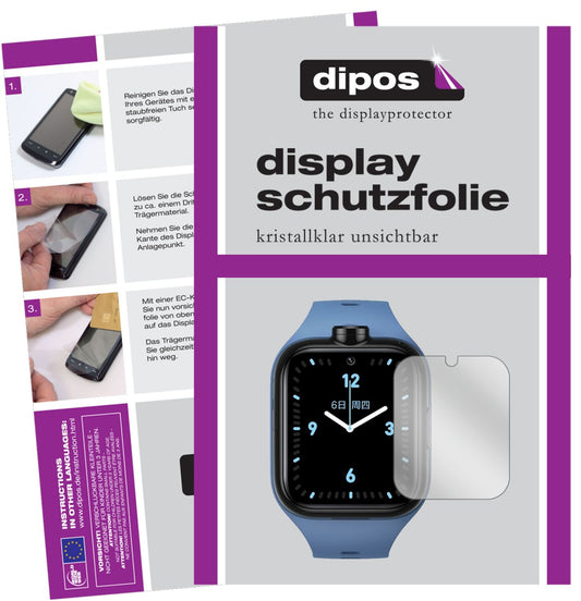 6x Schutzfolie klar für Xiaomi Mi Kids Watch 4 Pro (1)