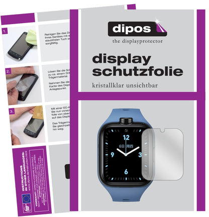 2x Schutzfolie klar für Xiaomi Mi Kids Watch 4 Pro (1)