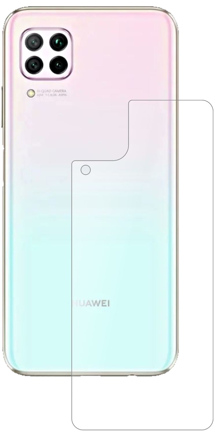 1x 9H Schutzfolie matt für Huawei P40 Lite Rücksei (2)