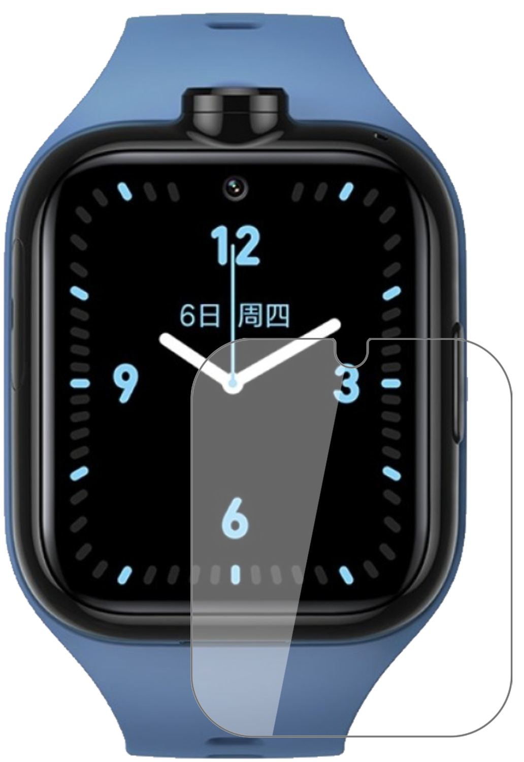 2x 9H Schutzfolie für Xiaomi Mi Kids Watch 4 Panze (2)