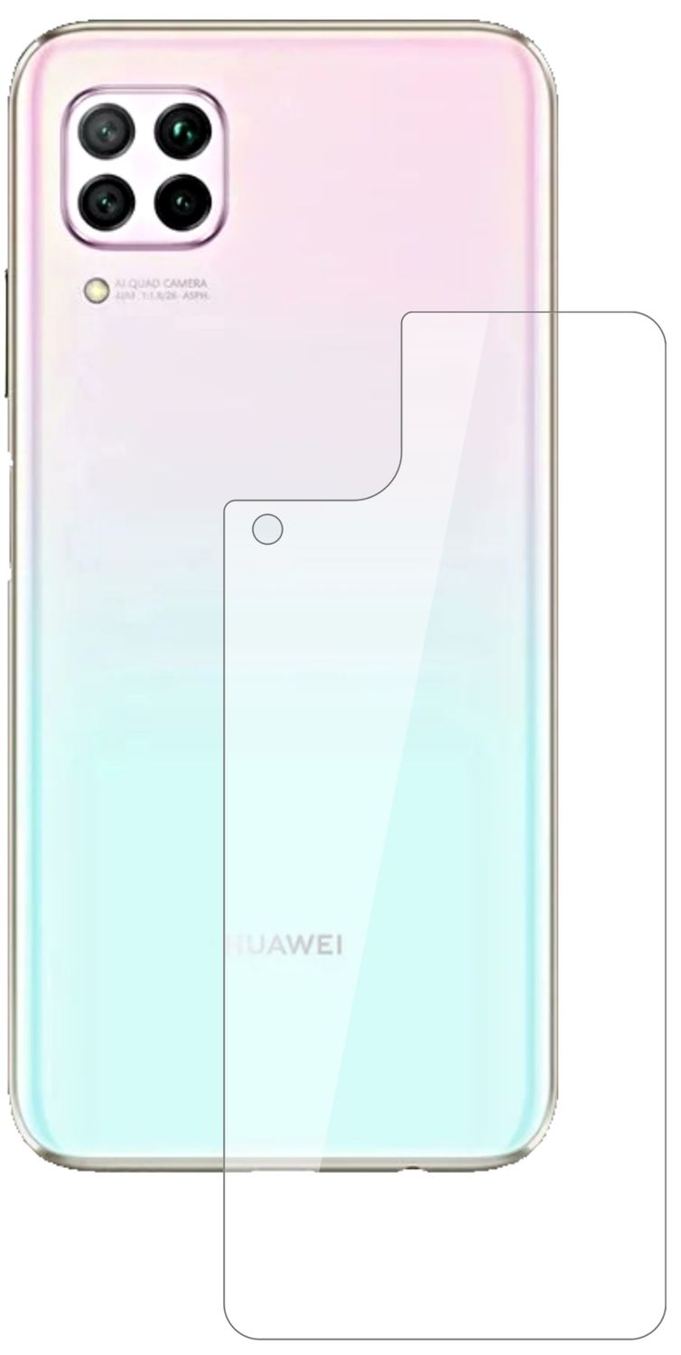 2x 9H Schutzfolie für Huawei P40 Lite Rückseite Pa (2)