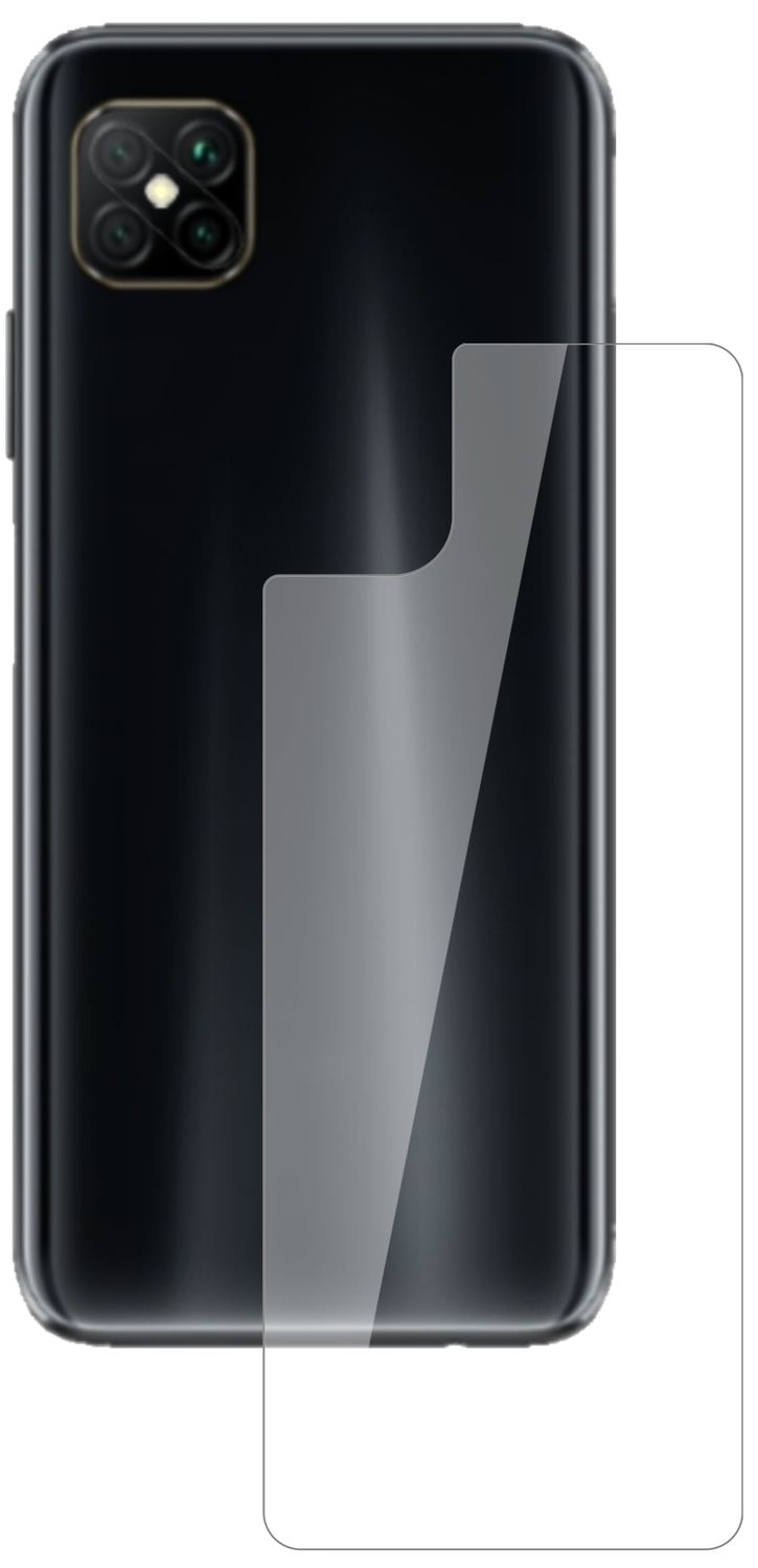 1x 9H Schutzfolie für Oppo A92s Rückseite Panzerfo (2)