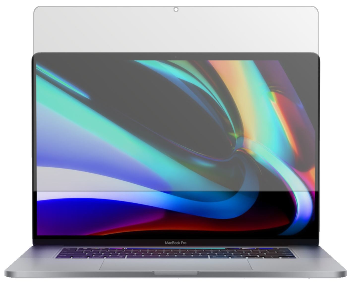 1x Schutzfolie matt für Apple MacBook Pro 16 Zoll  (2)