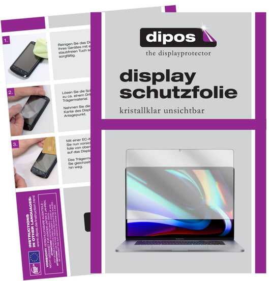 1x Schutzfolie klar für Apple MacBook Pro 16 Zoll  (1)