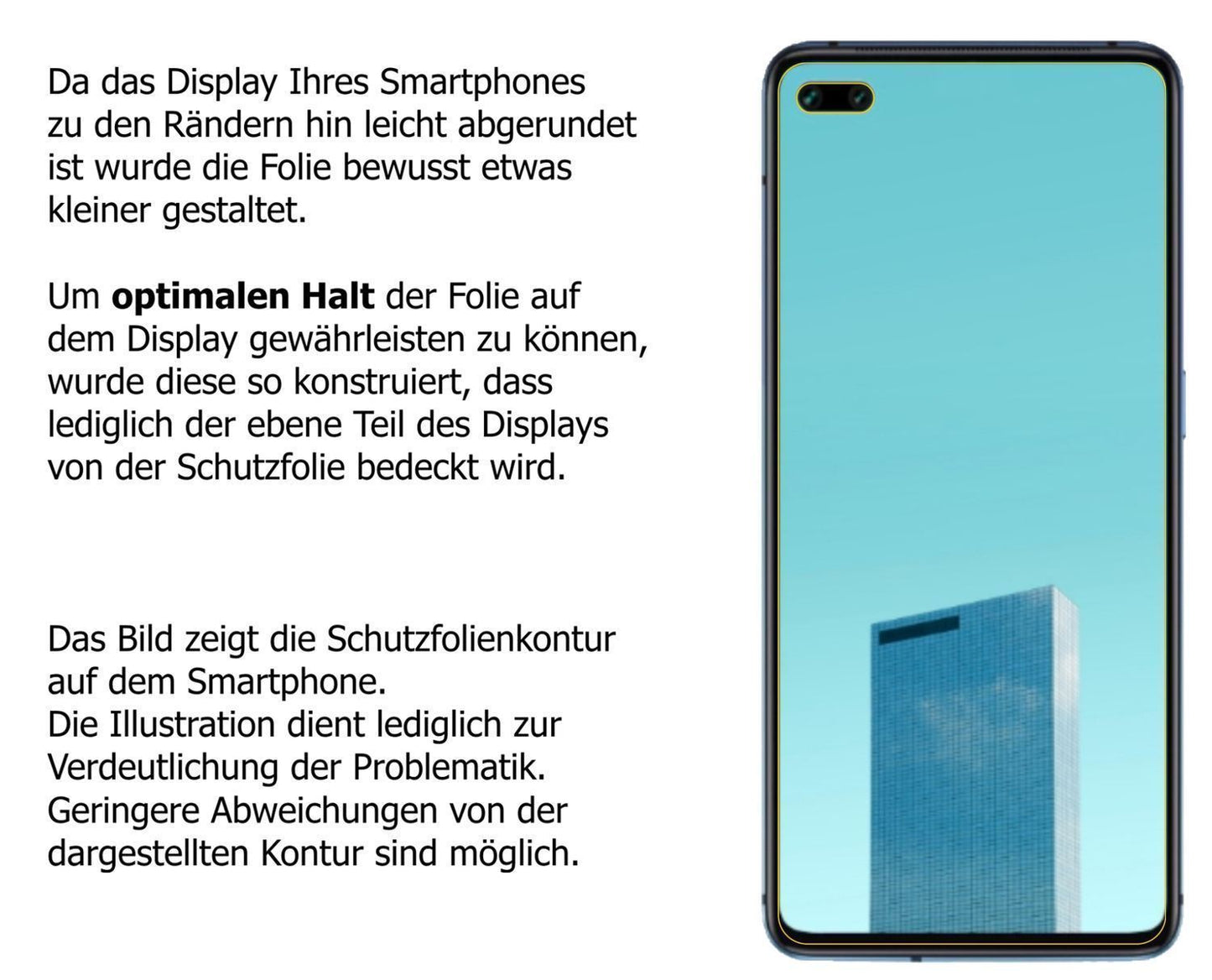 Blickschutzfolie für Oppo A92s matt Schutzfolie Pr (5)