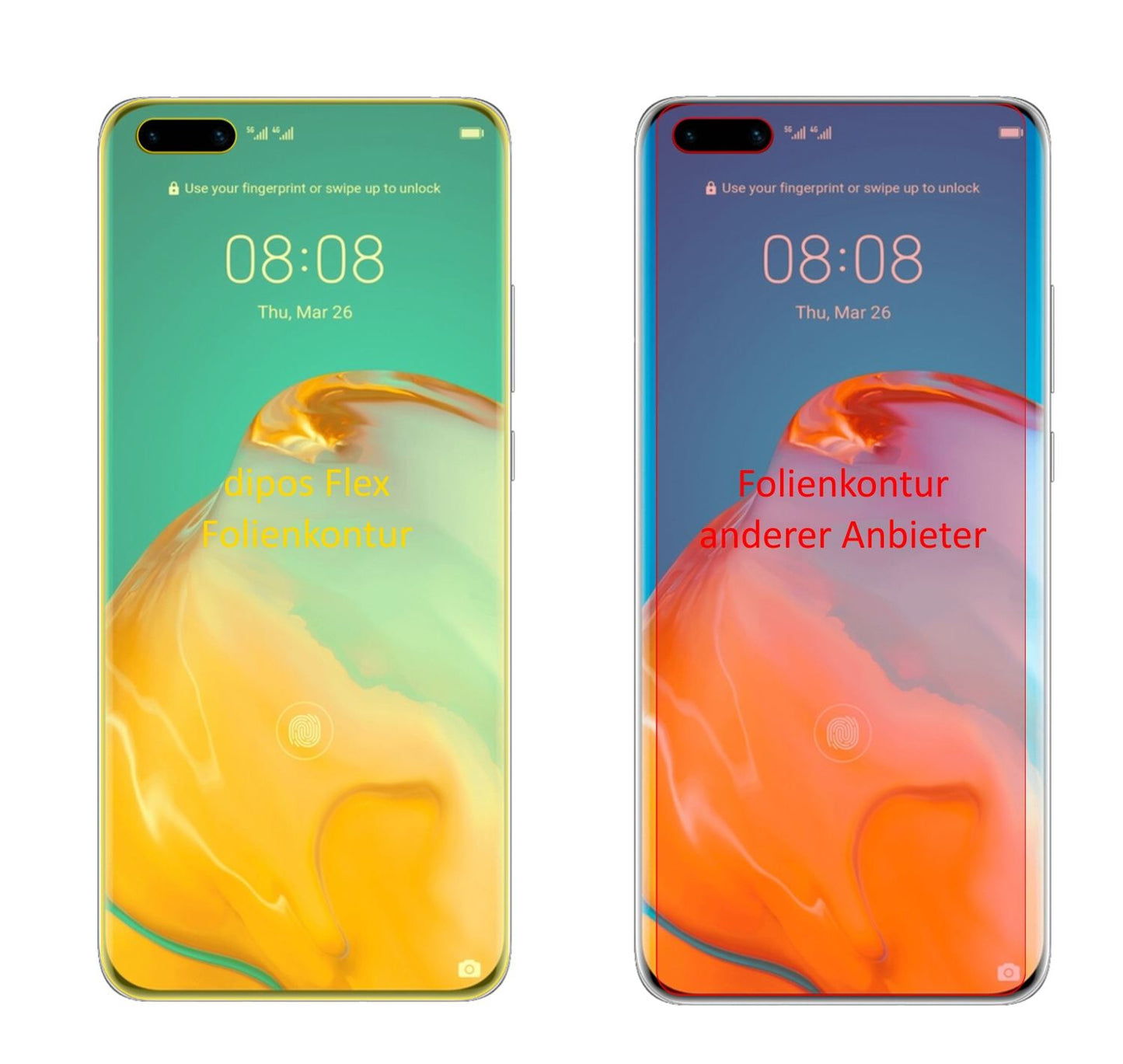 2x 3D Full Cover Schutzfolie für Huawei P40 Pro Pl (2)