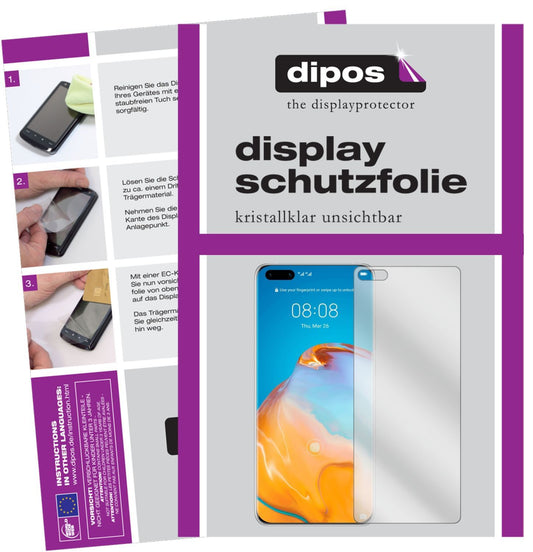 1x Schutzfolie klar für Huawei P40 Pro Display-Sch (1)