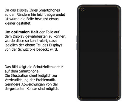 1x 9H Schutzfolie matt für Oppo A72 Panzerfolie (3)