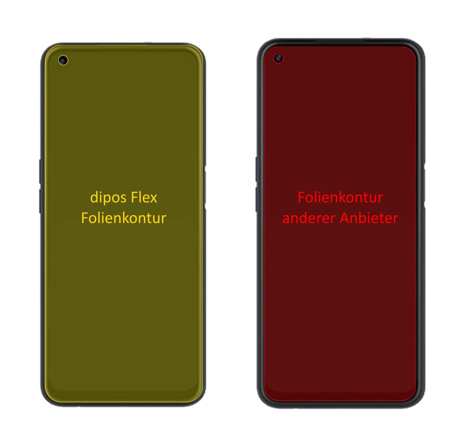 3x 3D Full Cover Schutzfolie für Oppo A72 (2)
