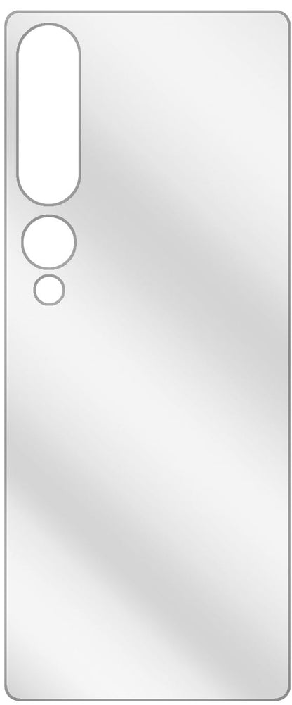 2x Schutzfolie klar für Xiaomi Mi 10 Pro Rückseite (3)