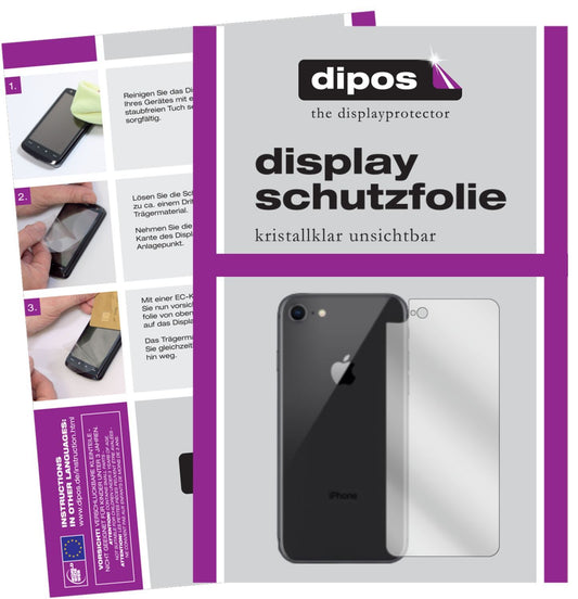 5x Schutzfolie klar für Apple iPhone SE (2020) Rüc (1)