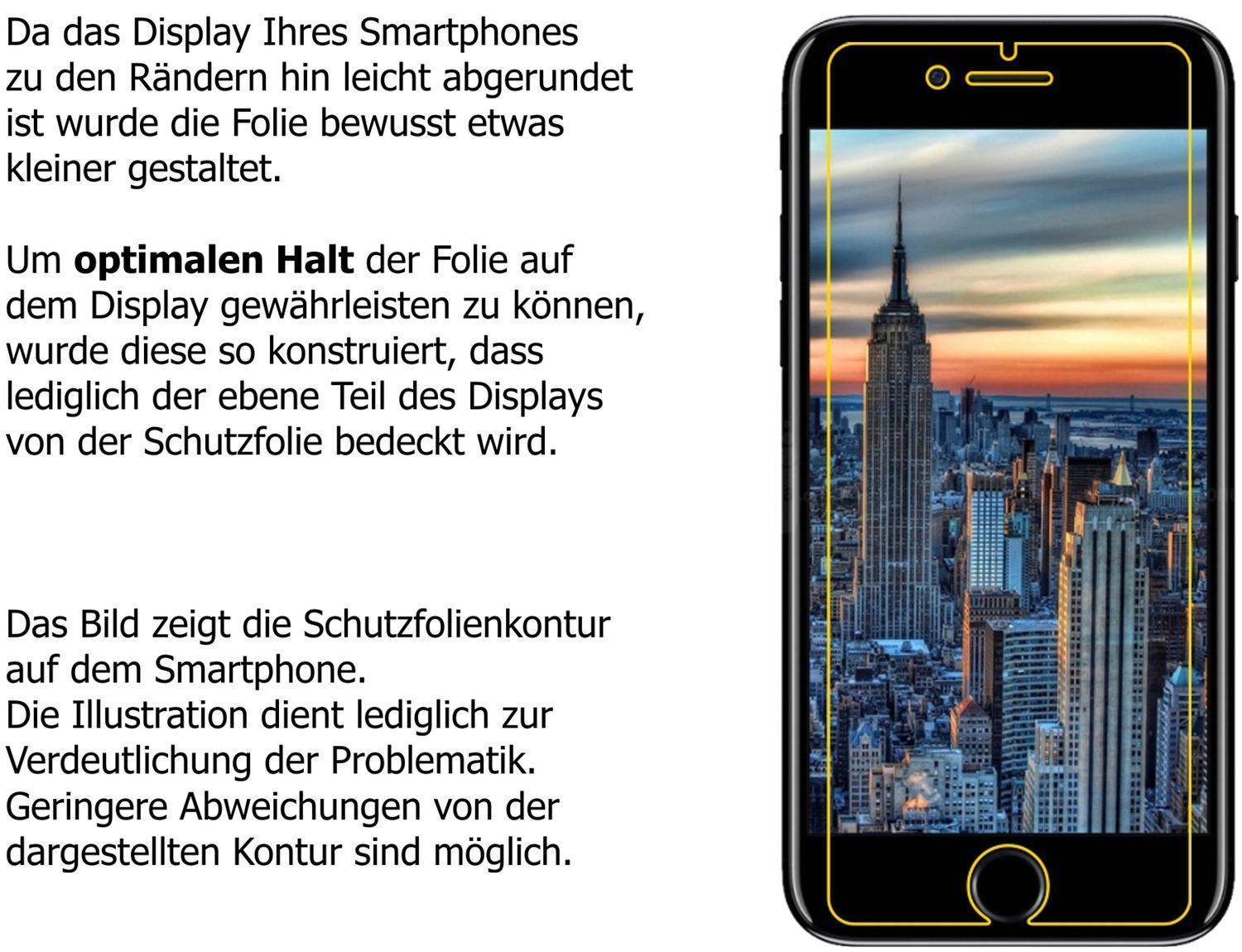 2x 9H Schutzfolie matt für Apple iPhone SE (2020)  (3)
