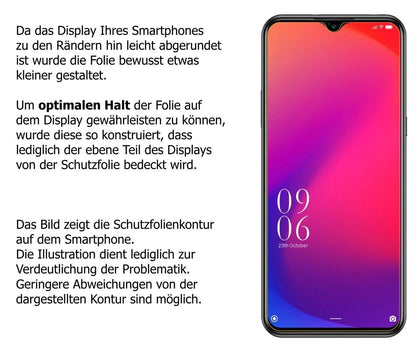 Blickschutzfolie für Doogee X95 matt Schutzfolie P (5)