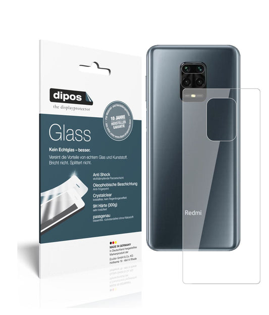 1x 9H Schutzfolie für Xiaomi Redmi Note 9 Pro Rück (1)