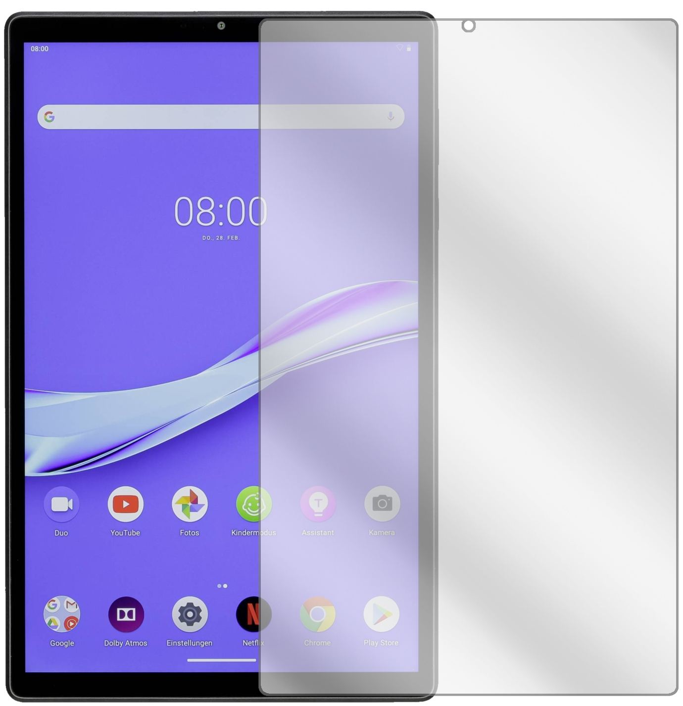 1x Schutzfolie klar für Lenovo M10 Plus Display-Sc (2)