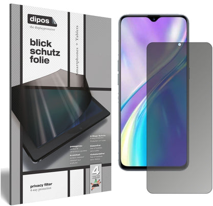 Blickschutzfolie für Oppo Realme 6i matt Schutzfol (1)