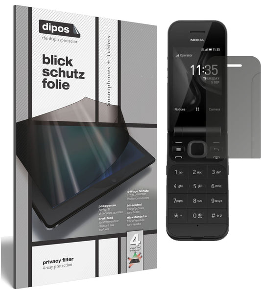 Blickschutzfolie für Nokia 2720 Flip matt Schutzfo (1)