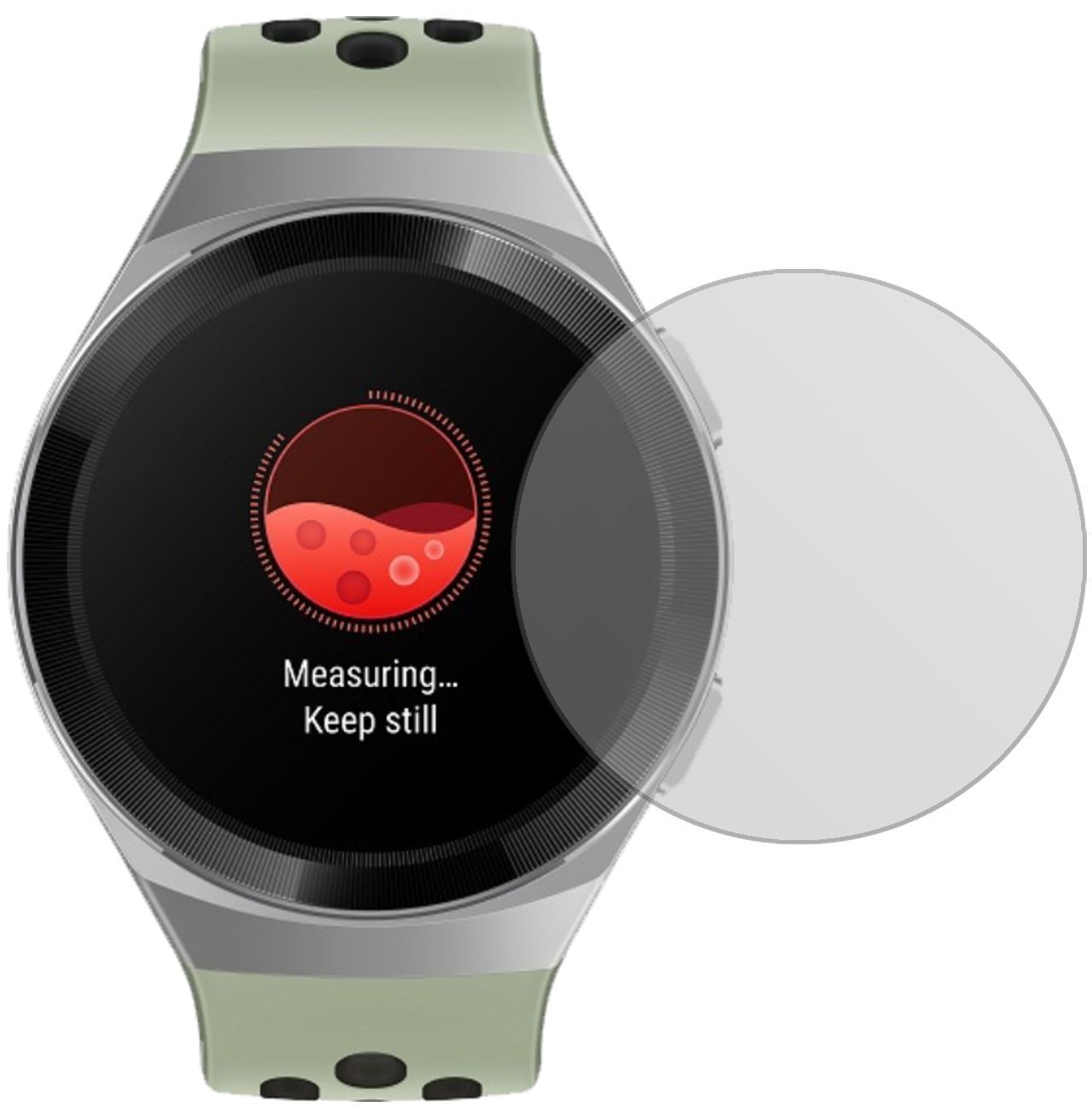 1x Schutzfolie matt für Huawei Watch GT 2e Display (2)