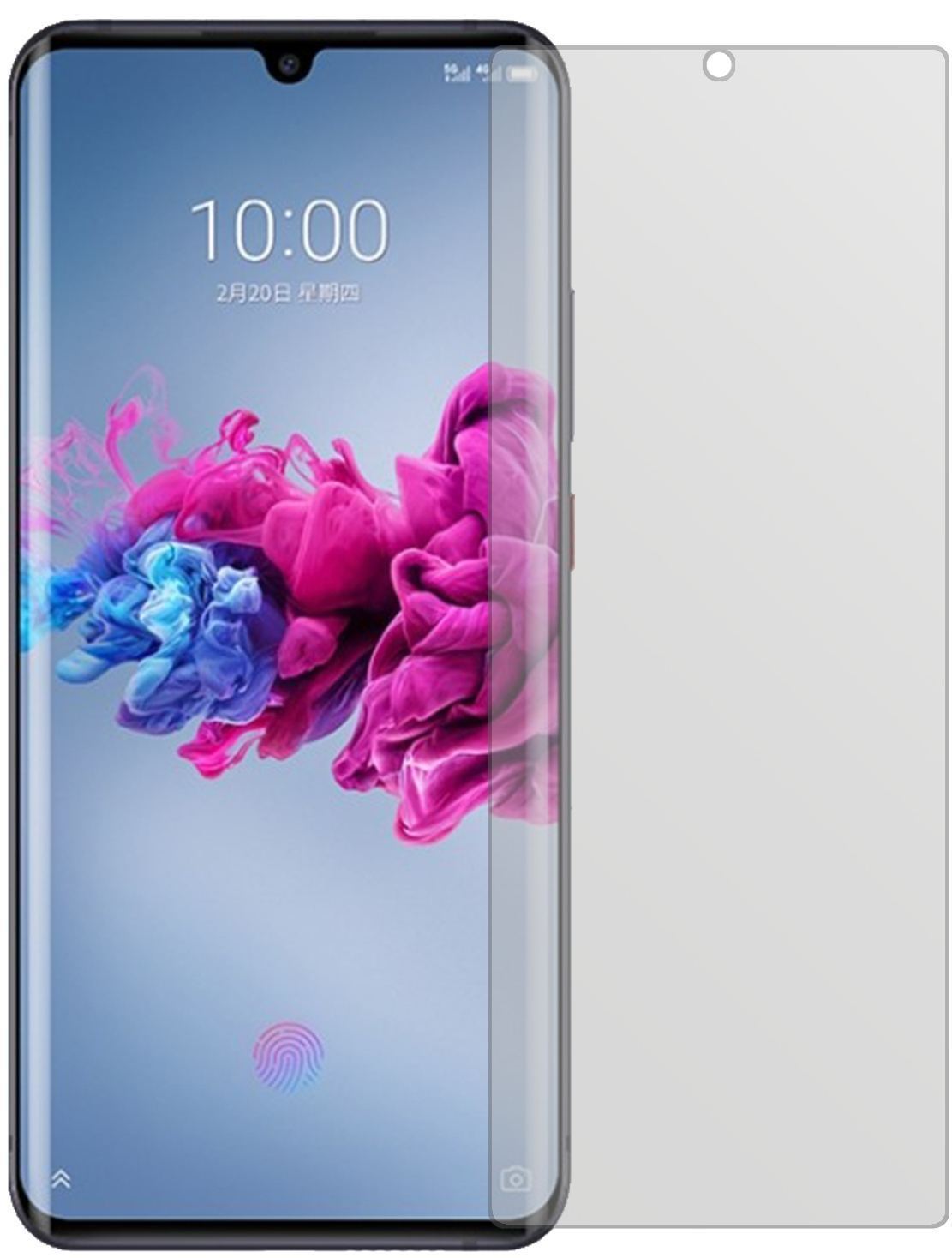5x Schutzfolie matt für ZTE Axon 11 5G Display-Sch (2)