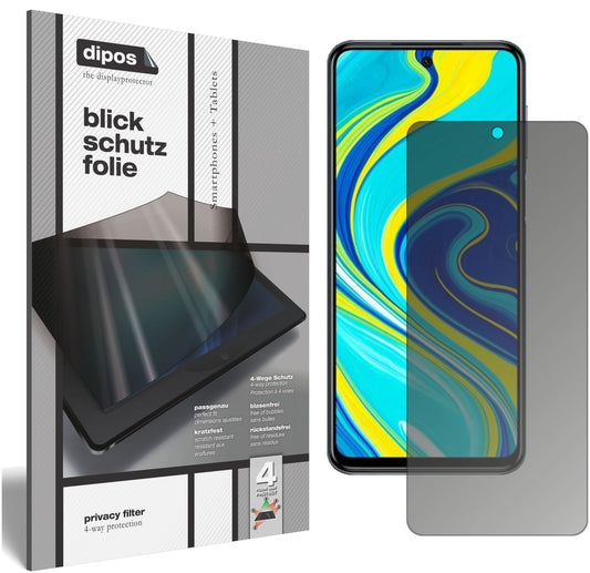 Blickschutzfolie für Xiaomi Redmi Note 9 Pro matt  (1)