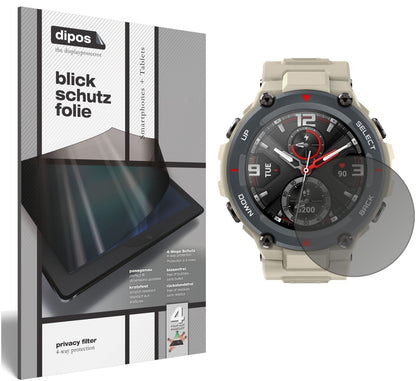 Blickschutzfolie für Huami Amazfit T-Rex matt Schu (1)