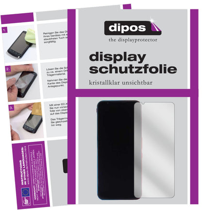 2x Schutzfolie klar für nubia Red Magic 5G Display (1)