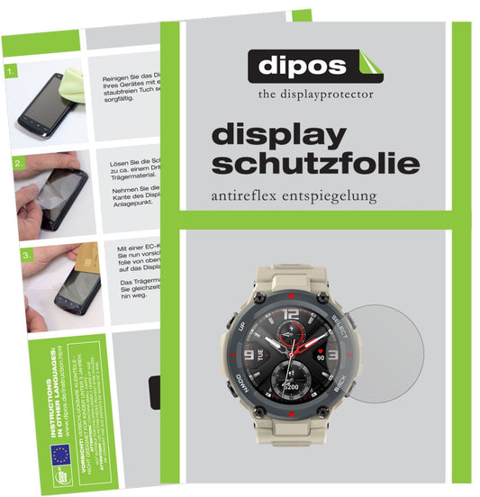 6x Schutzfolie matt für Huami Amazfit T-Rex Displa (1)