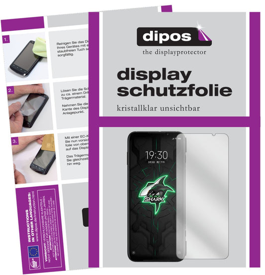 2x Schutzfolie klar für Xiaomi Black Shark 3 5G Di (1)