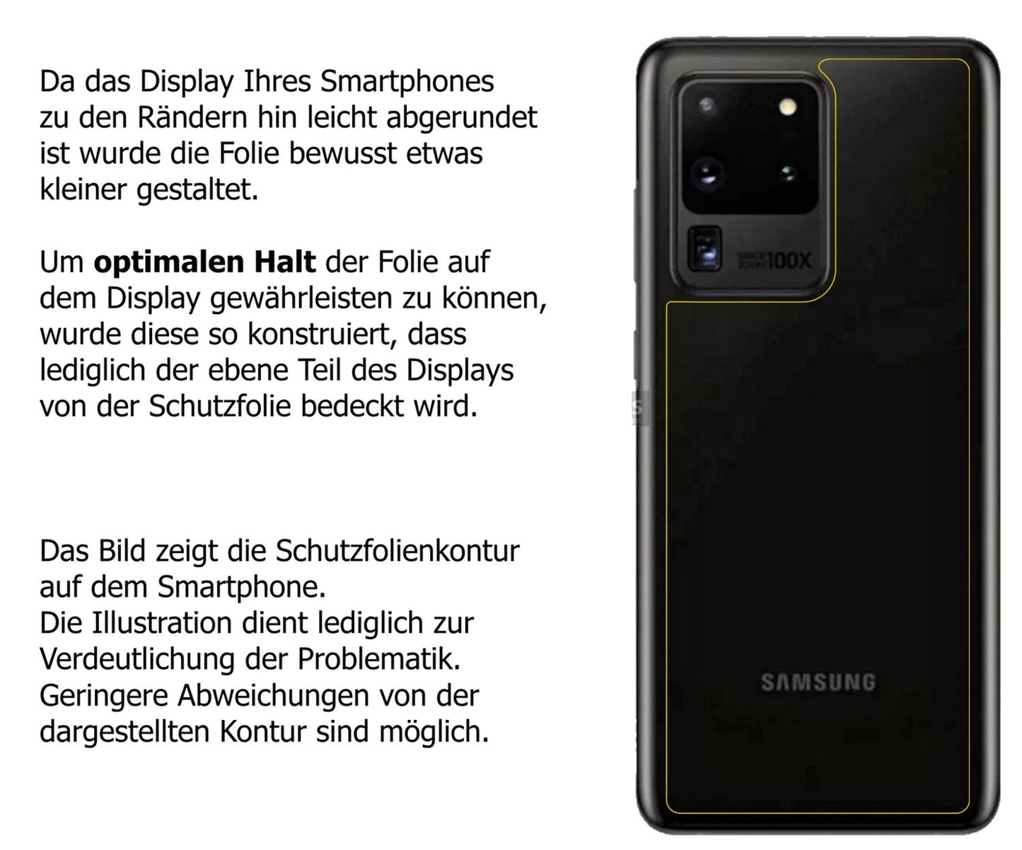 2x Schutzfolie klar für Samsung Galaxy S20 Ultra R (5)