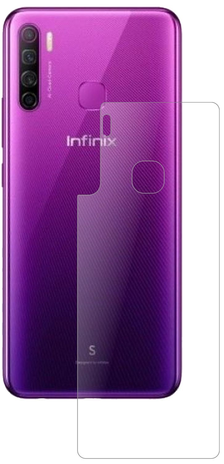 1x 9H Schutzfolie matt für Infinix S5 Lite Rücksei (2)