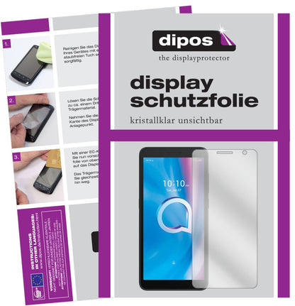 5x Schutzfolie klar für Alcatel 1B (2020) Display- (1)