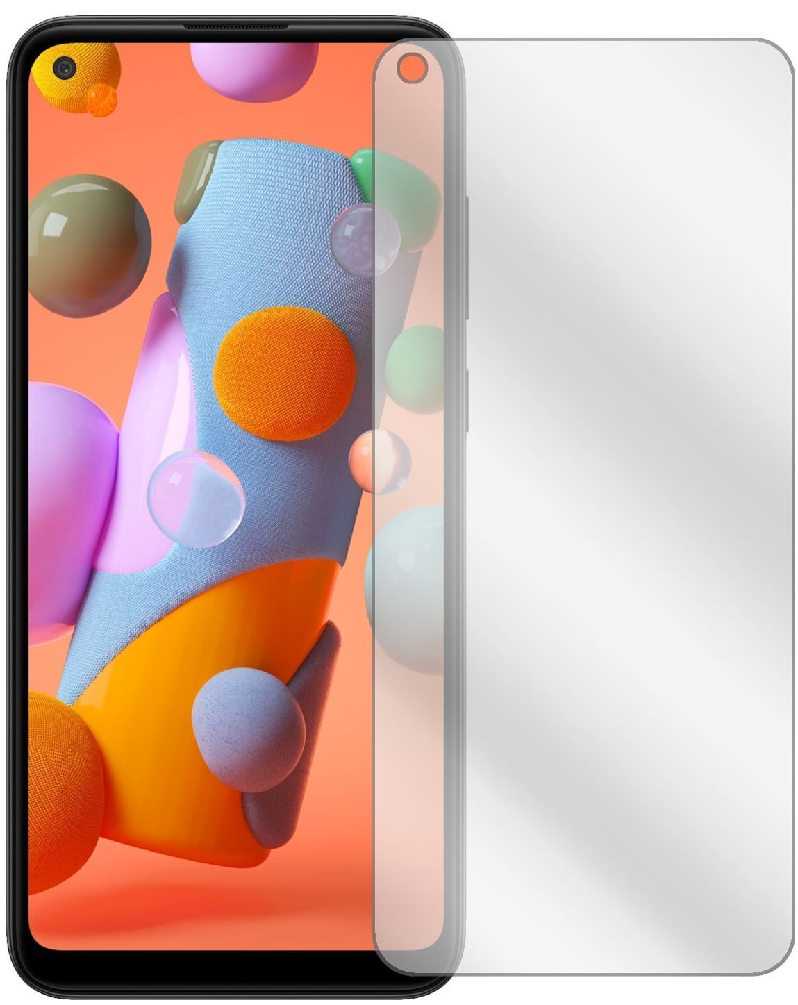 6x Schutzfolie klar für Samsung Galaxy A11 Display (2)