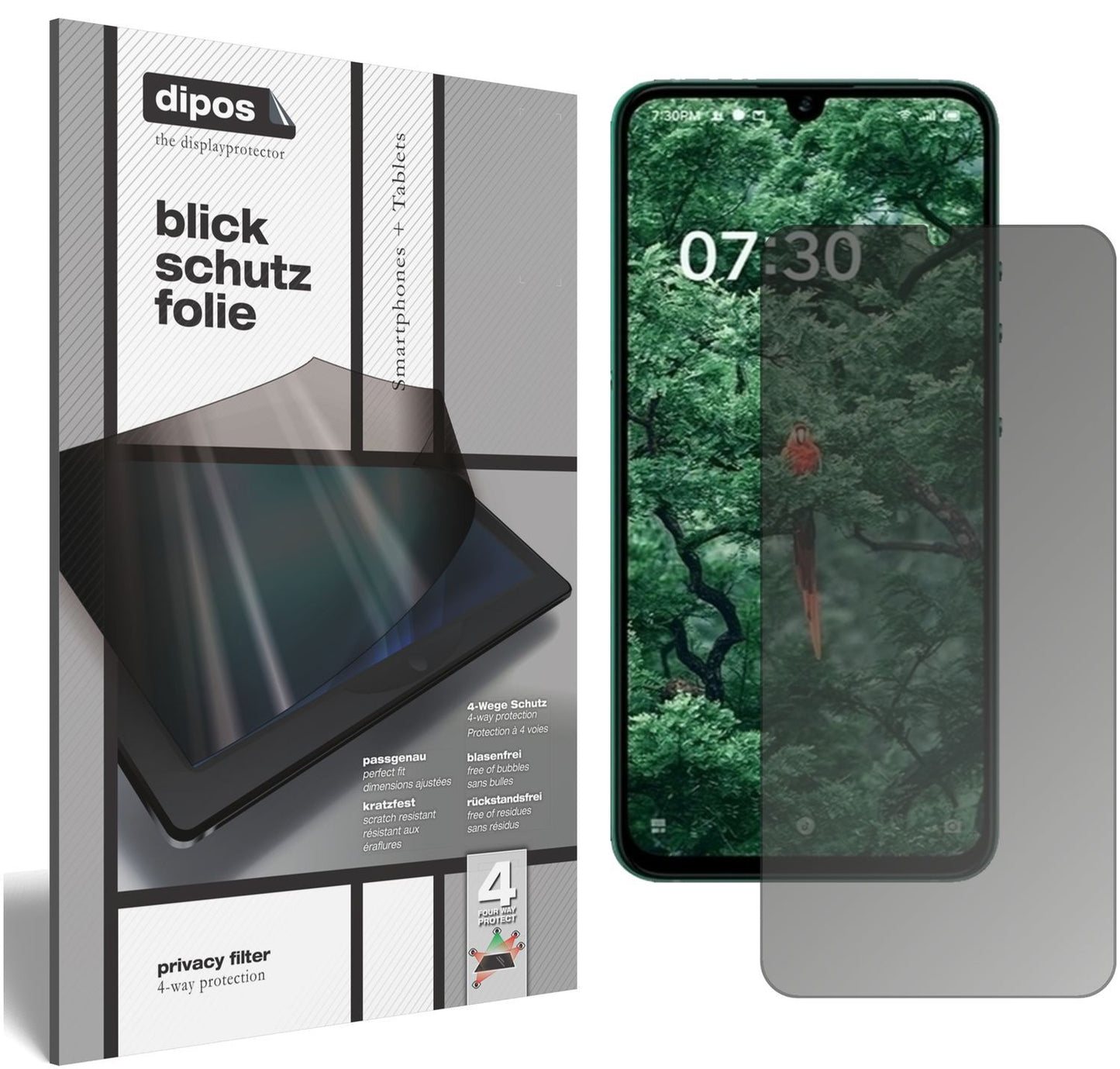 Blickschutzfolie für Smartisan Nut Pro 3 matt Schu (1)