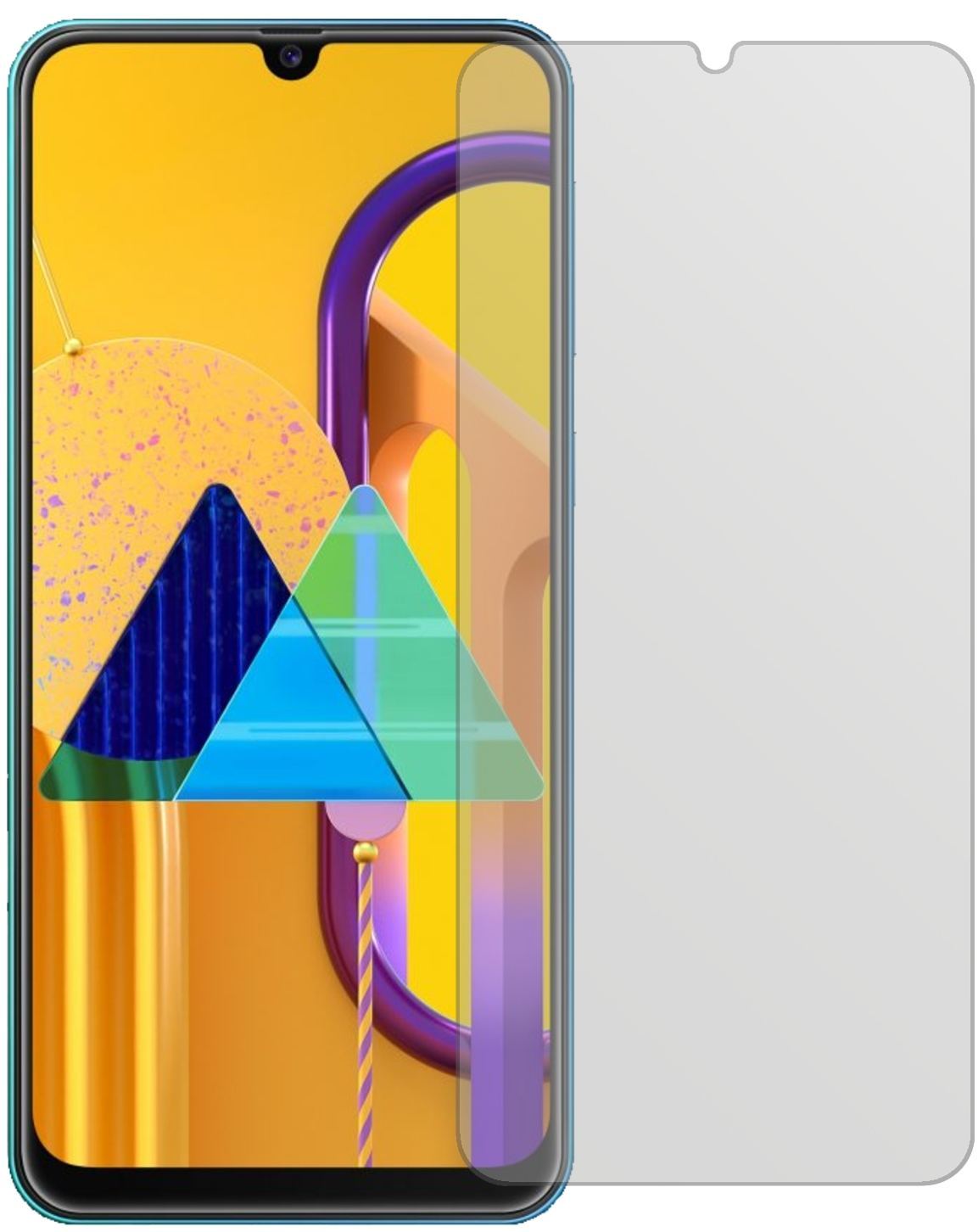 6x Schutzfolie matt für Samsung Galaxy M21 Display (2)