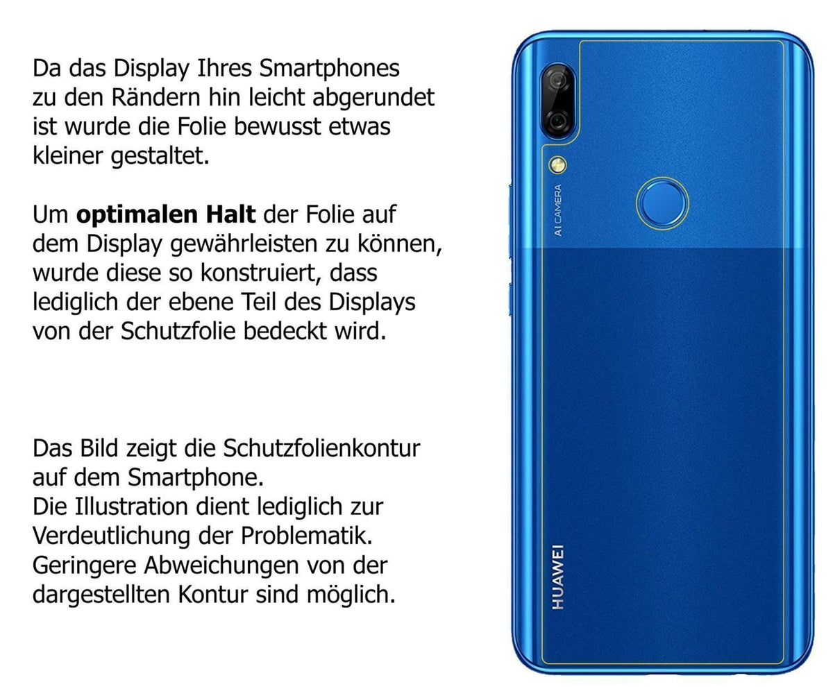 2x 9H Schutzfolie für Huawei P Smart Pro (2020) Rü (3)