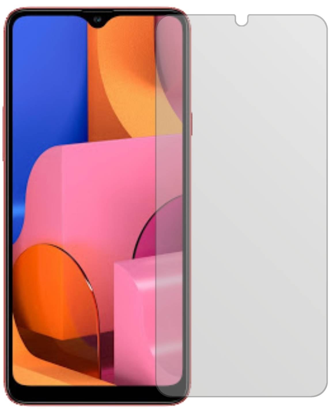 2x Schutzfolie matt für Samsung Galaxy A20s Displa (2)