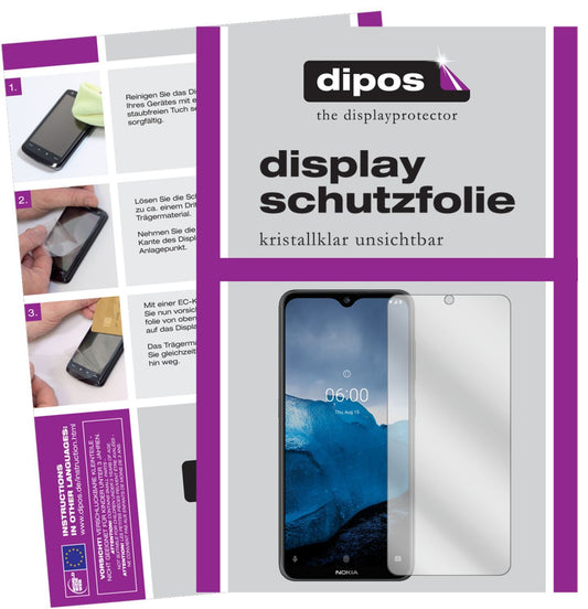 6x Schutzfolie klar für Nokia 46059 Display-Schutz (1)