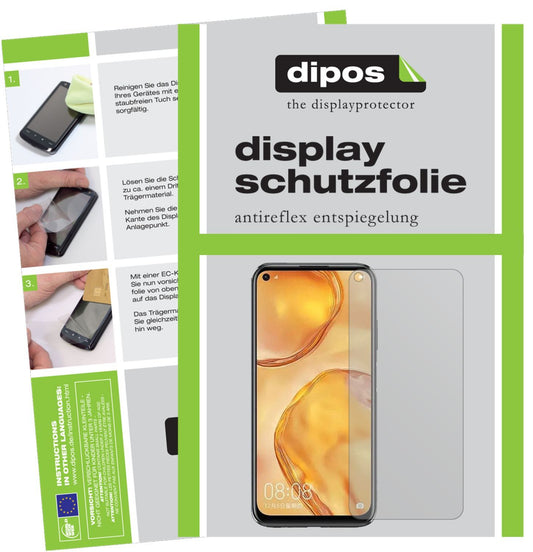 5x Schutzfolie matt für Huawei P40 Lite Display-Sc (1)